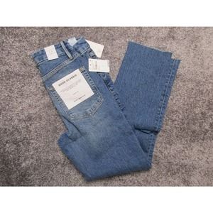 Good American Jeans Womens 0 2 4 6 25 26 27 28 Good Classic Raw Hem Skinny Blue